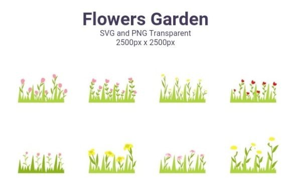 Cute Flowers Garden Graphics