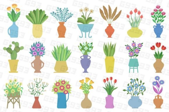 Flowers with Vases